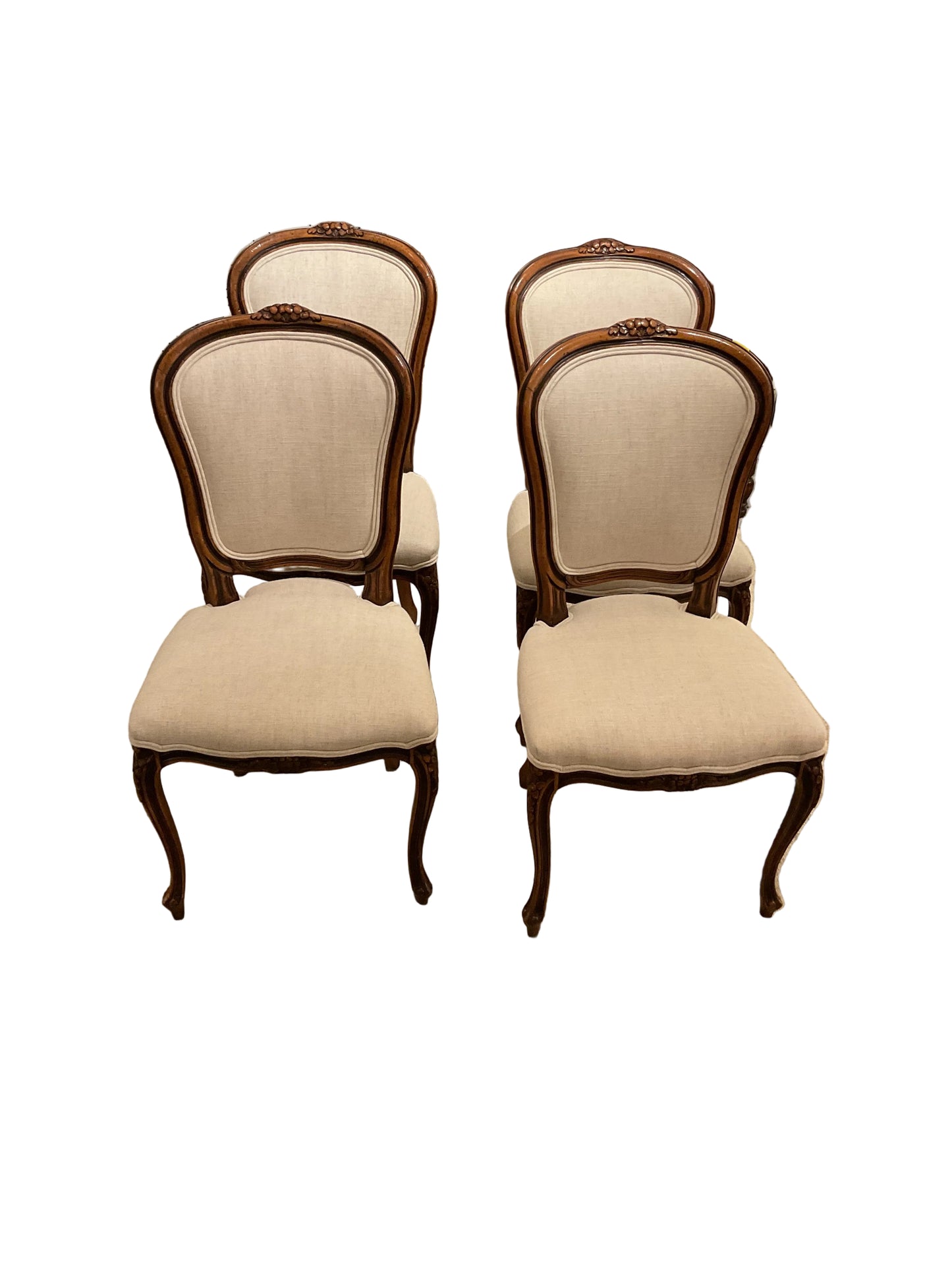 Set of 4 French Style Side Chairs