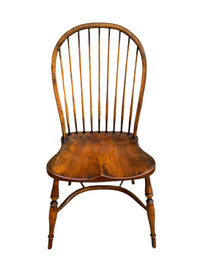 Set of 6 English Elm Windsor Chairs