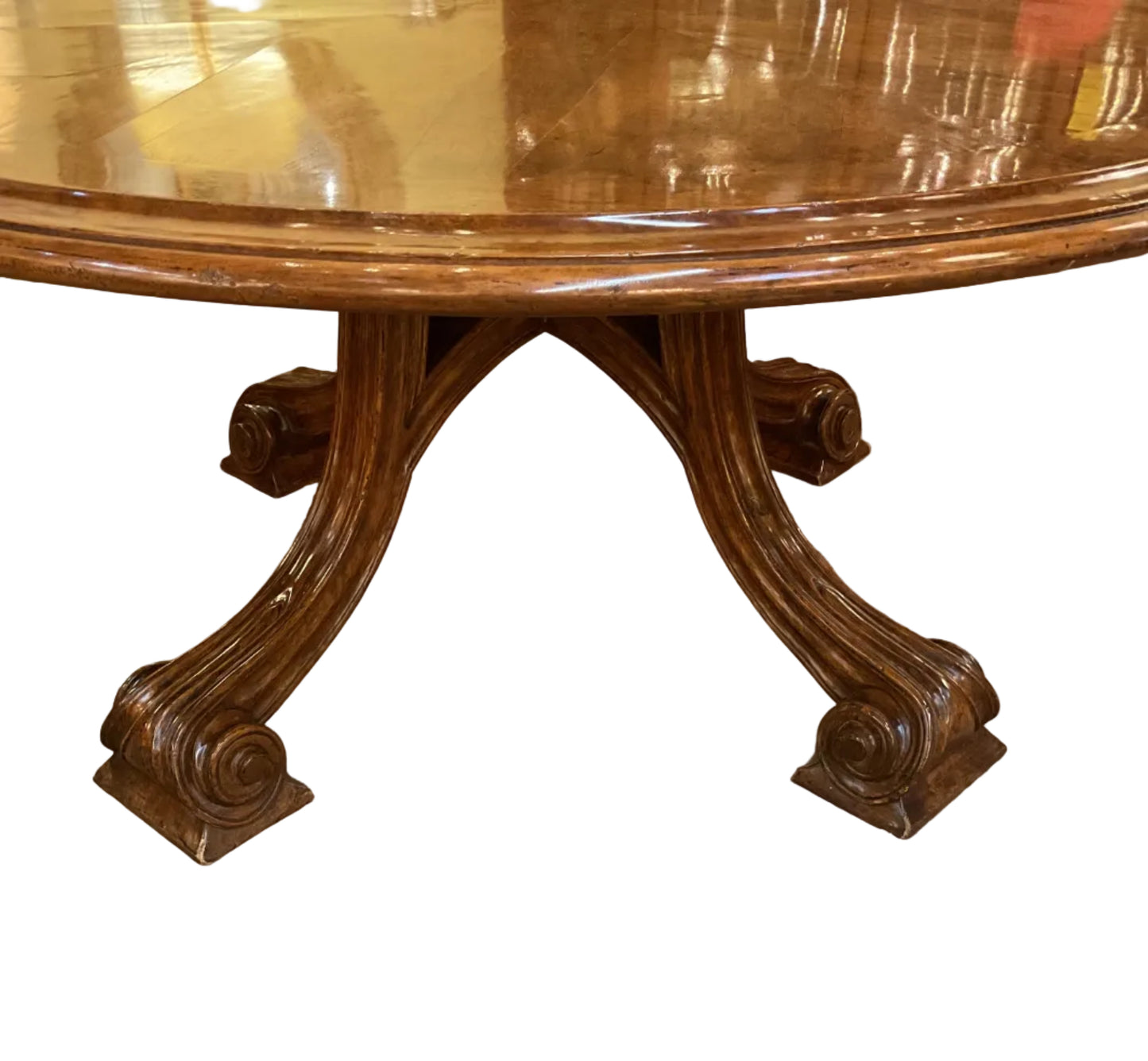 64”Round French Country Dining Table