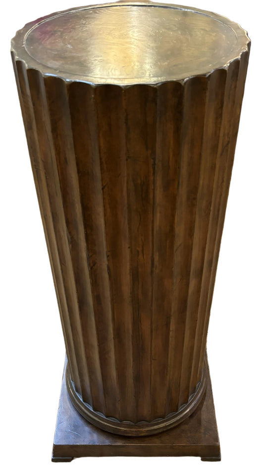 Walnut Pedestal Stand