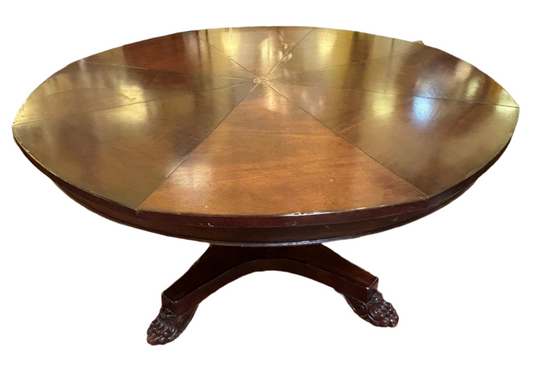 Century/ Oscar De La Renta Round Expanding Dining Table 60-84”.