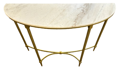 Marble Top Demilune