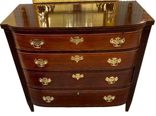 English Antique Regency Mahogany Chest of Drawers