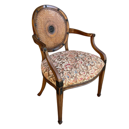 Set of 6 Cane Dining Chairs By Smith & Watson NY