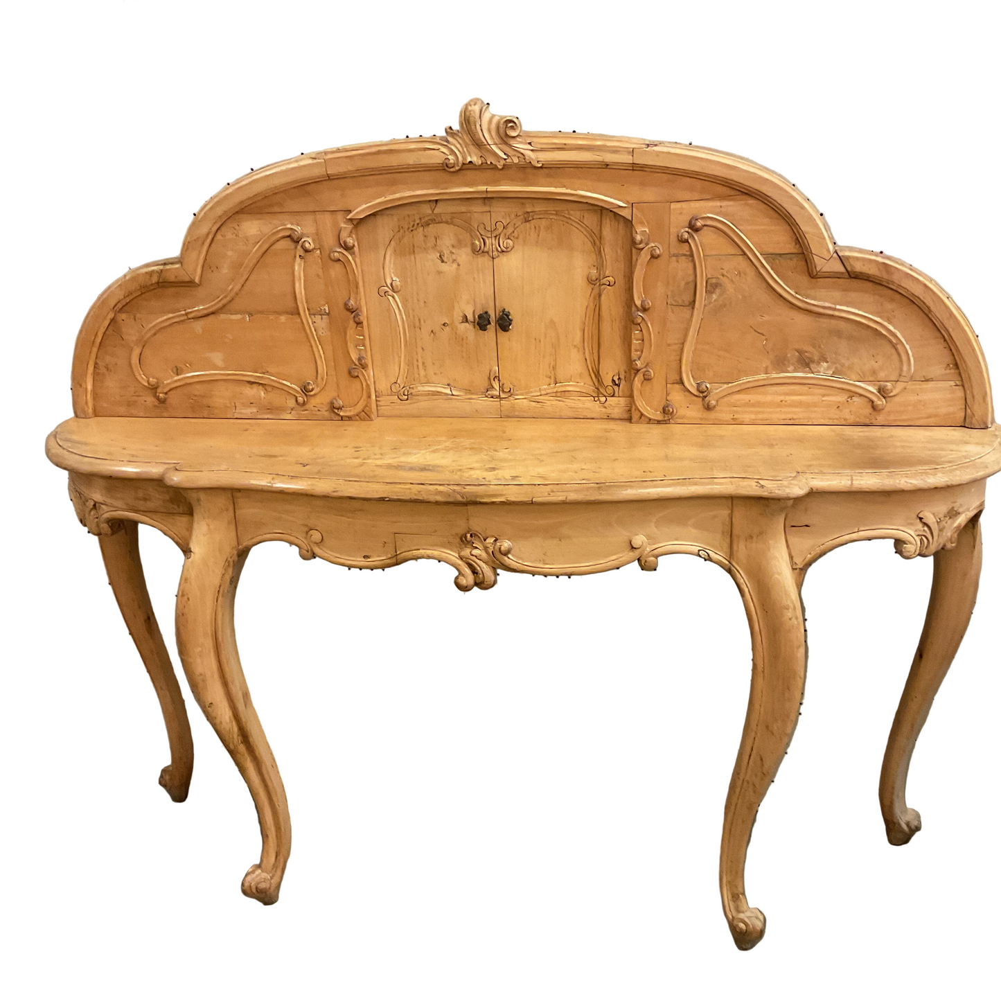 Vintage Pine Narrow Console Table