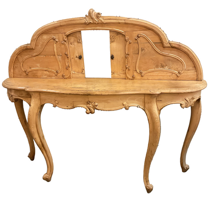 Vintage Pine Narrow Console Table