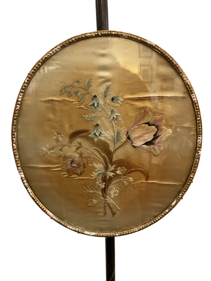 Pair of 19th C. Pole Screens