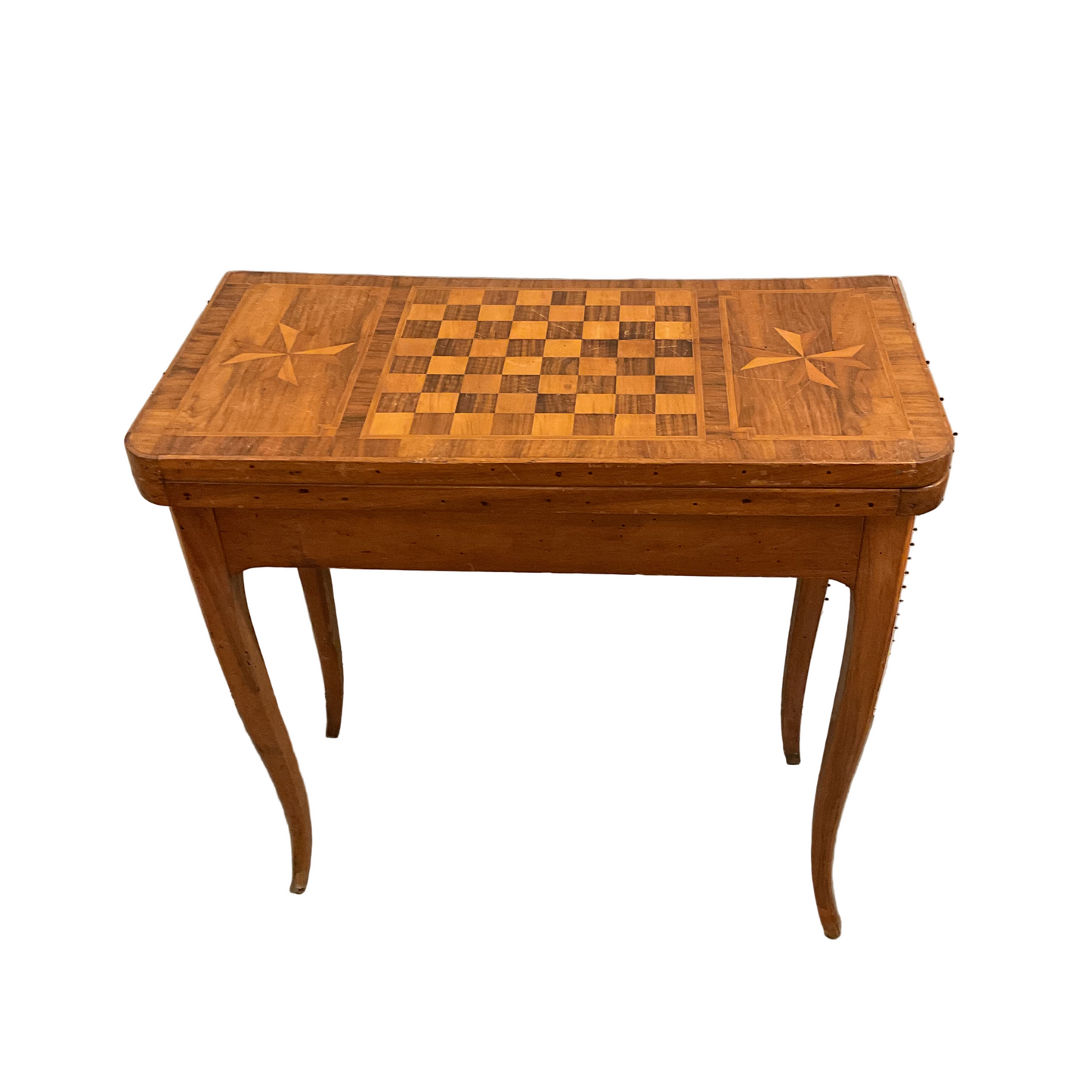 Antique Flip-top Game Table.