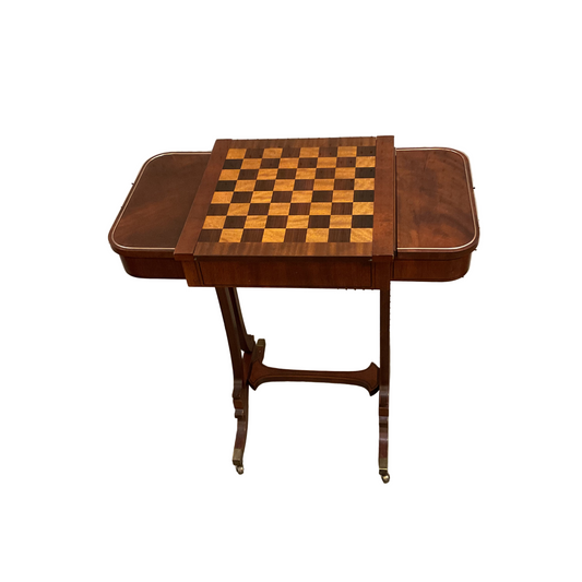 Mahogany Game Table by Baker Historical Charleston Collection