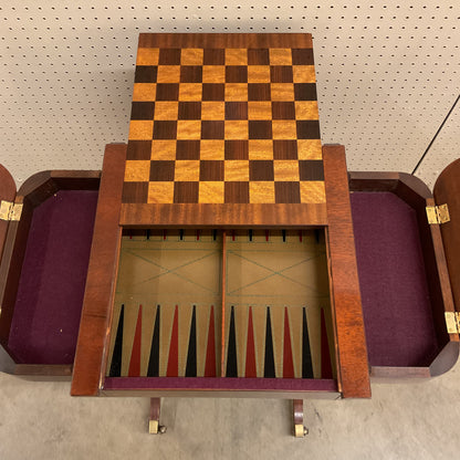 Mahogany Game Table by Baker Historical Charleston Collection