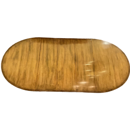 Vintage Oval Georgian Style Dining Table By Baker Furniture