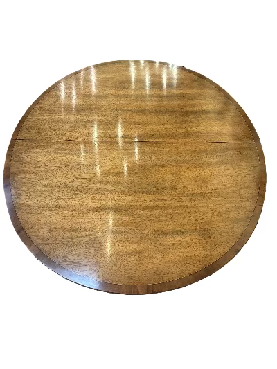 Vintage Oval Georgian Style Dining Table By Baker Furniture