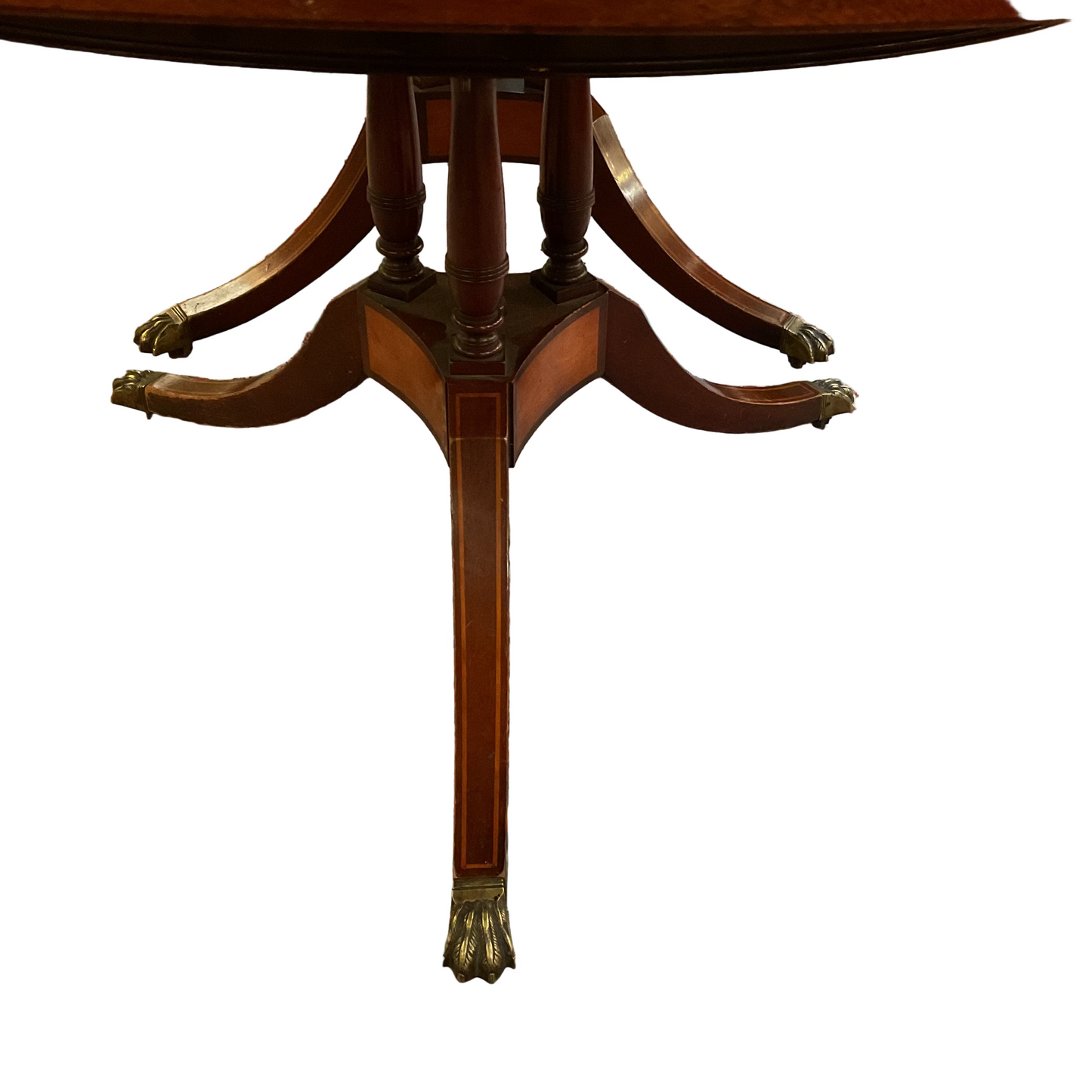 Vintage  Bench Made Mahogany Dining Table