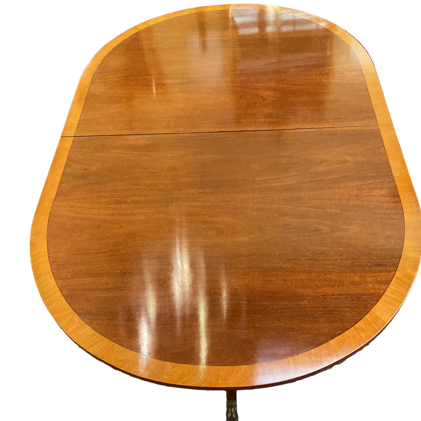 Vintage  Bench Made Mahogany Dining Table