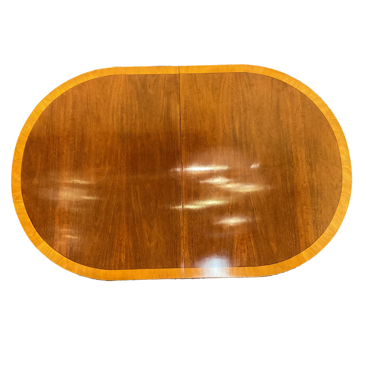 Vintage  Bench Made Mahogany Dining Table