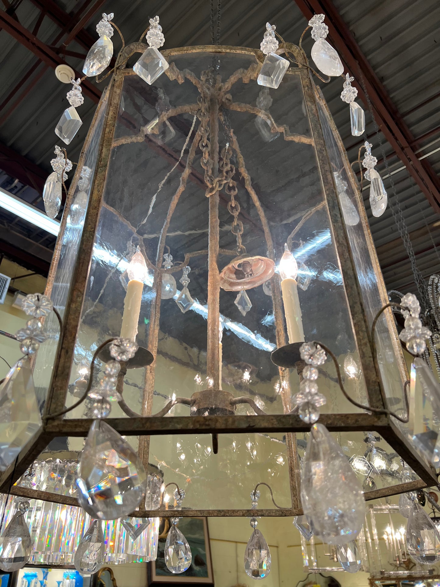 Frosted Glass Lantern by Dennis & Leen