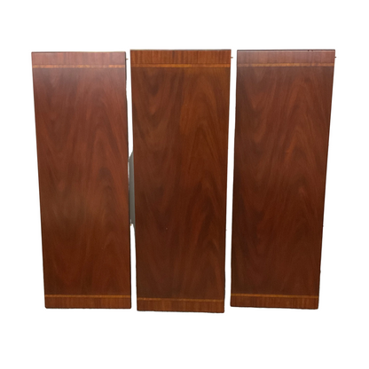 Henkel Harris Double Pedestal Mahogany Dining Table.