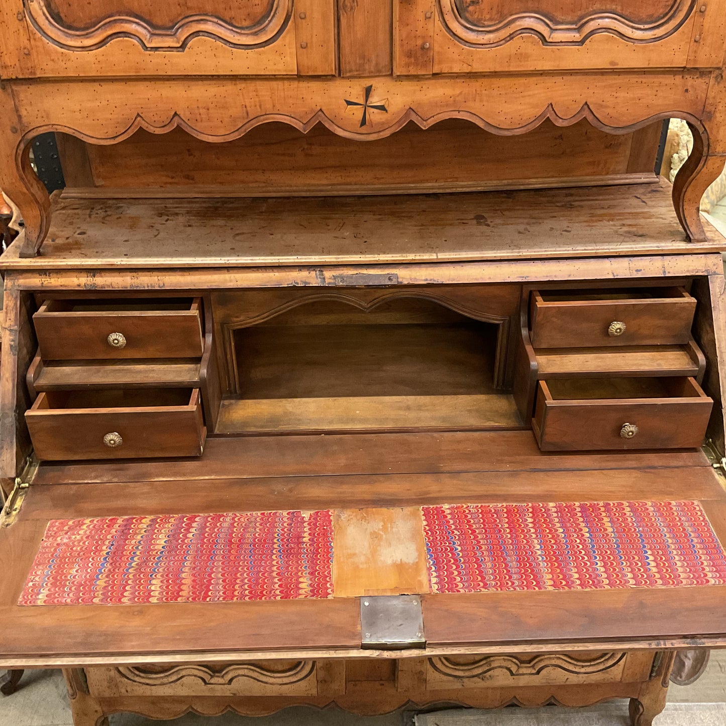 Antique French Walnut Secretary