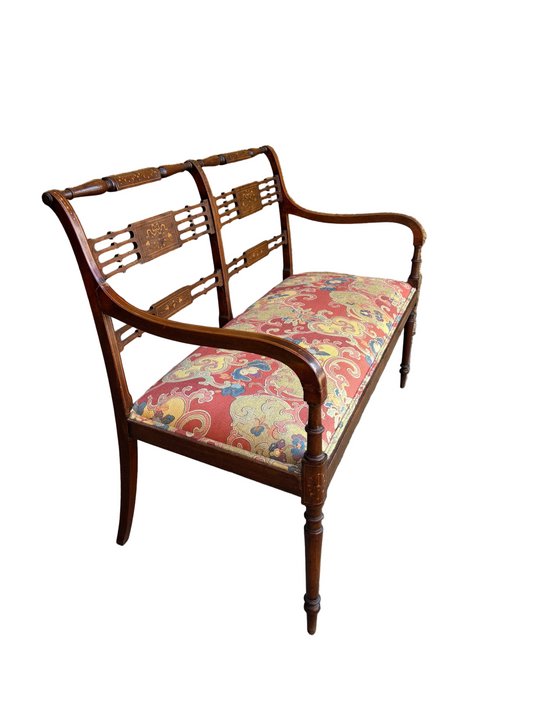 Vintage Sheraton Style Settee
