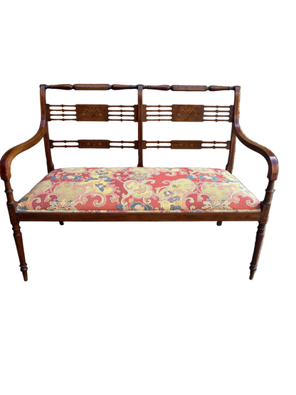 Vintage Sheraton Style Settee