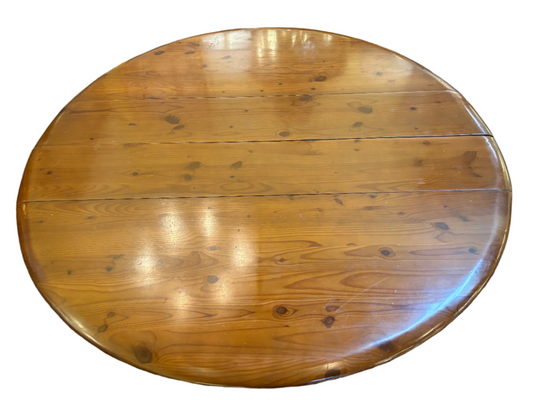 Round Pine Table