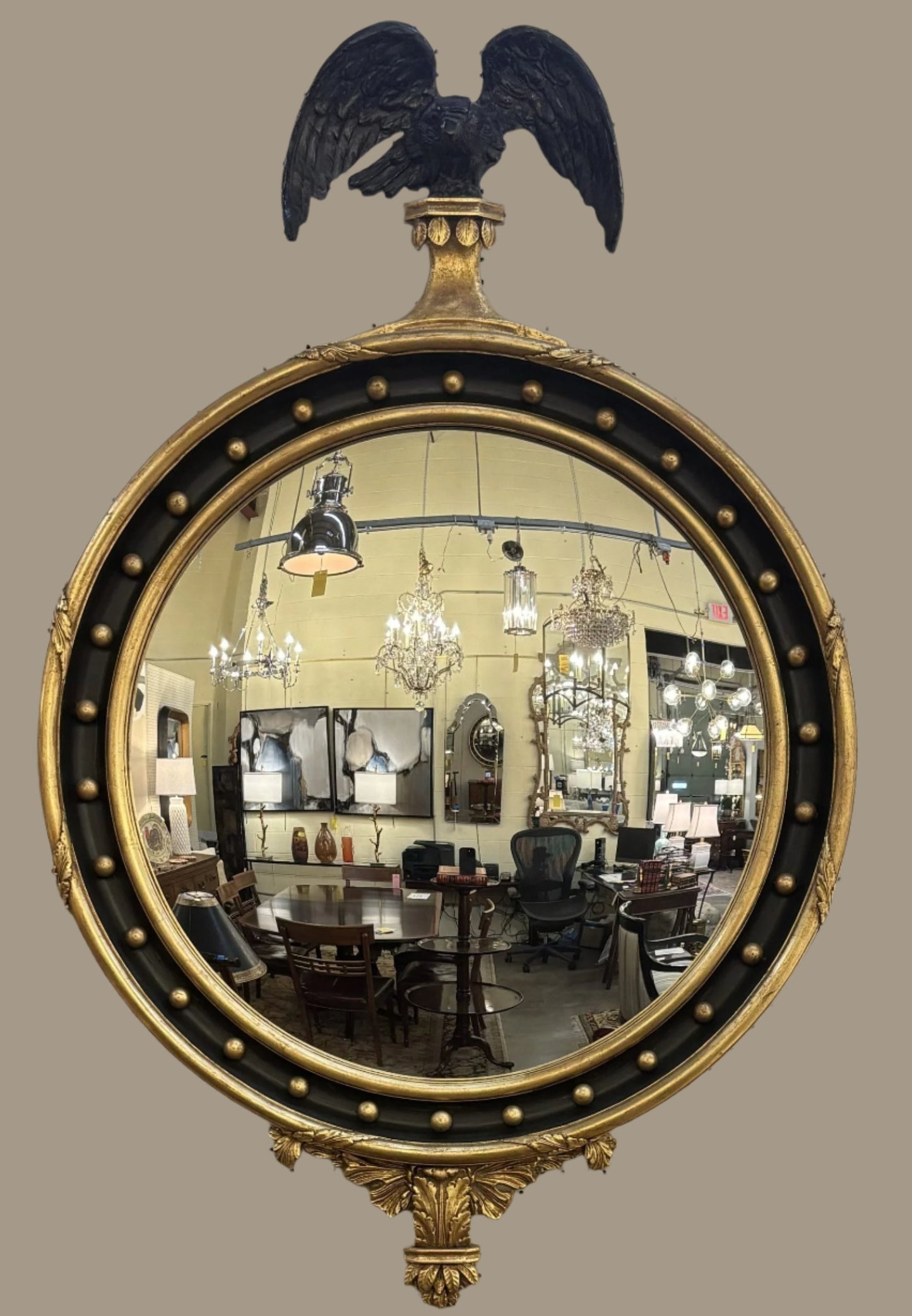 Federal Convex Mirror By Friedman Brothers