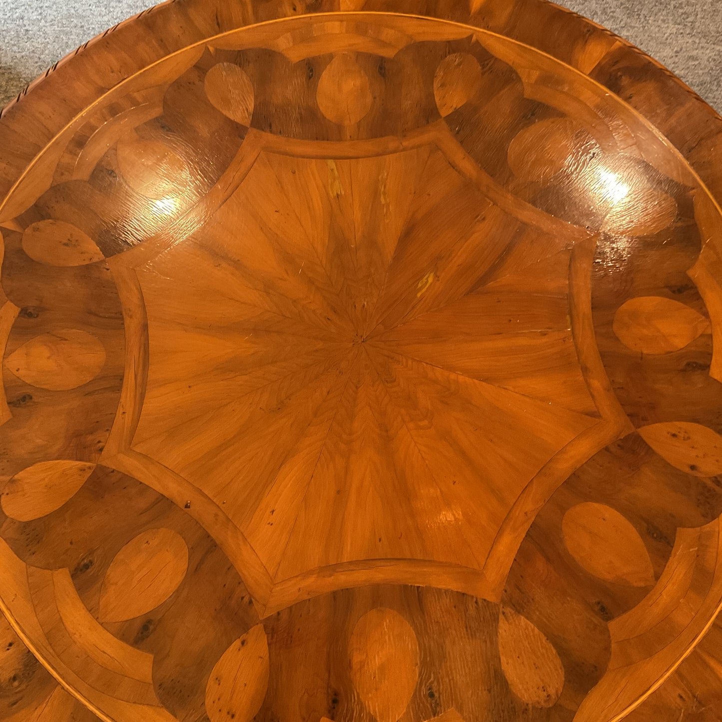 Round Inlay Table By Alfonso Marina