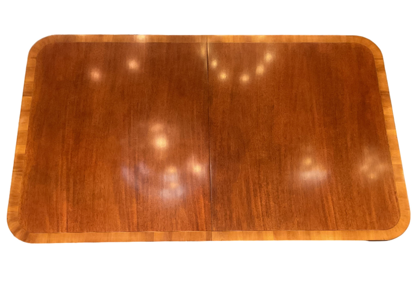 Vintage Kittinger Regency Style  Double Pedestal Dining Table