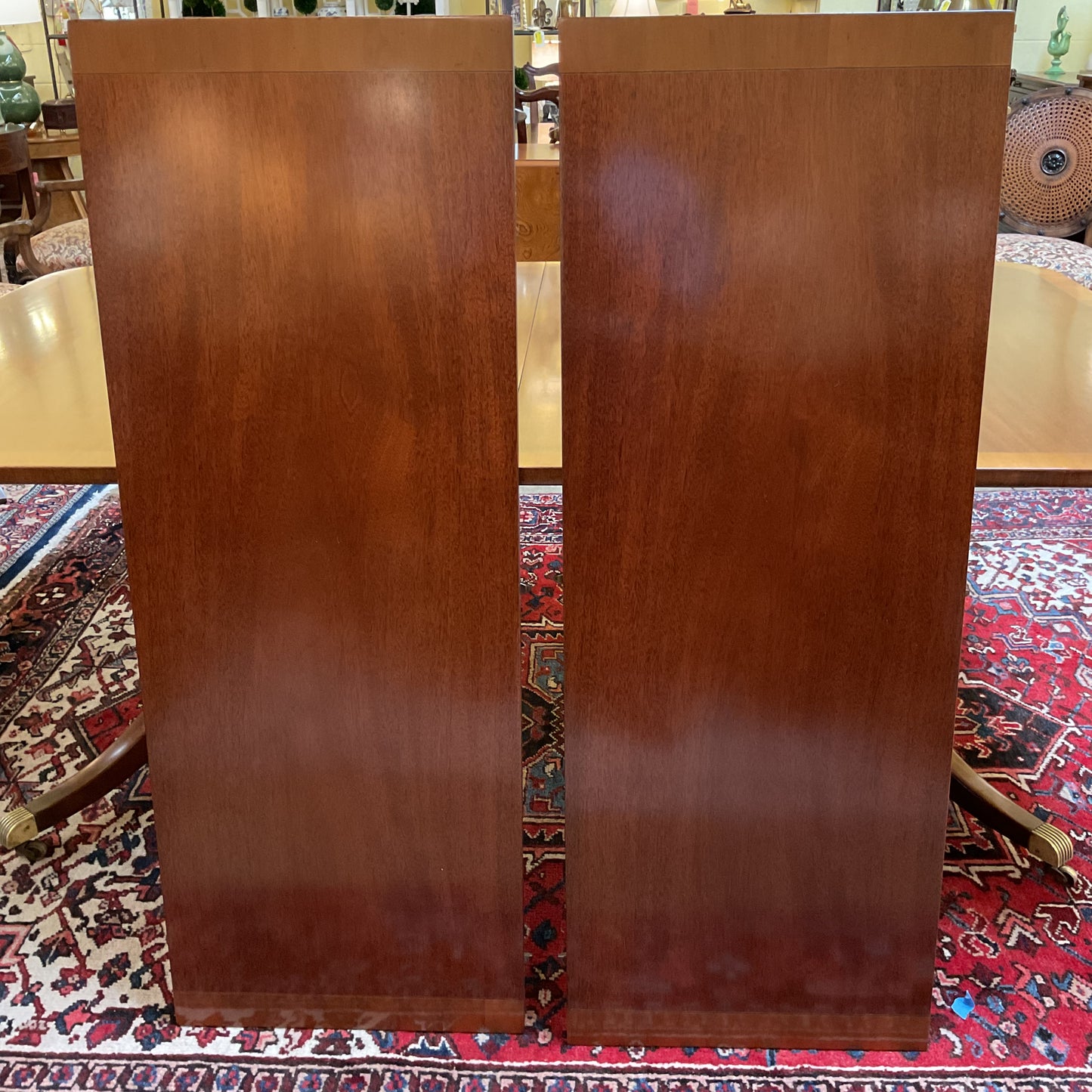 Vintage Kittinger Regency Style  Double Pedestal Dining Table