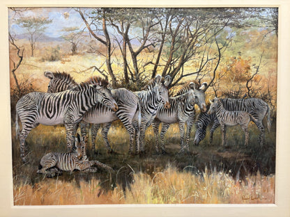 SEVEN ZEBRAS BY ROBERT LUVALL