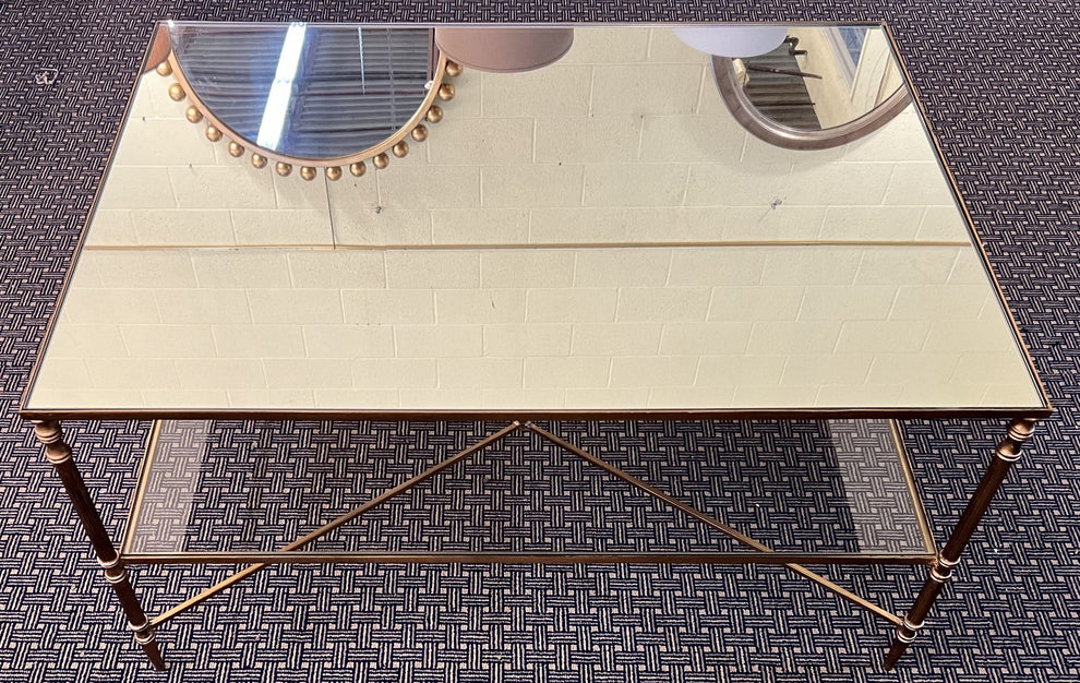 TWO TIER MIRROR TOP COCKTAIL TABLE – Anna's Mostly Mahogany