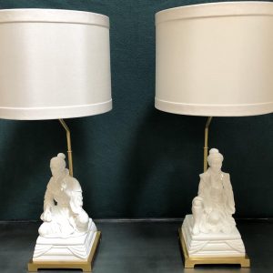 Anna's Mostly Mahogany Consignment - Emperor and Emperess Lamps