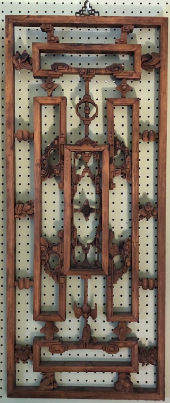 Anna's Mostly Mahogany Consignment - Carved Teak Panels