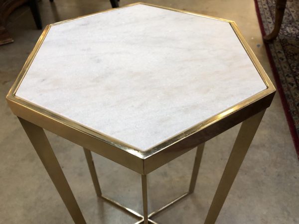 Anna's Mostly Mahogany Consignment - Hexagon Accent Table