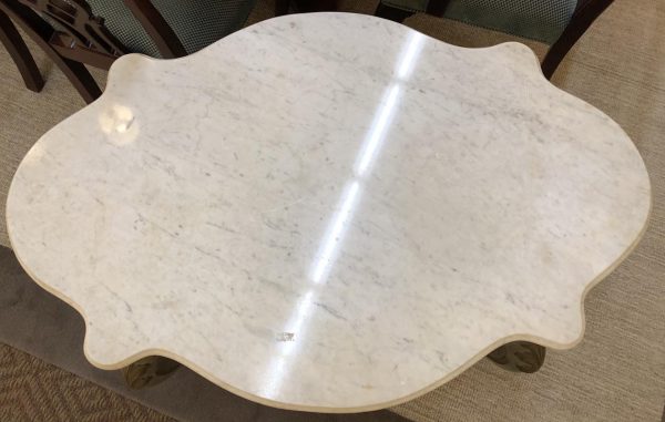 Anna's Mostly Mahogany Consignment - Marble Top Table