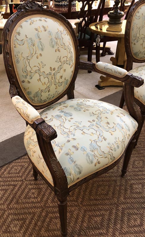 Anna's Mostly Mahogany Consignment - 10 Louis XVI Dining Chairs