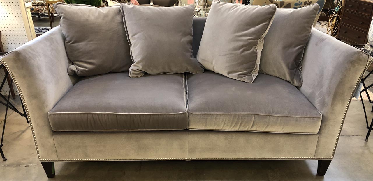 leather sofa velvet cushions