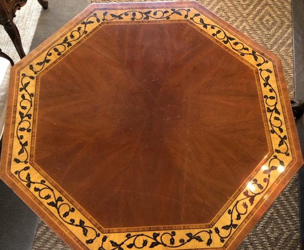 Anna's Mostly Mahogany Consignment - Octagonal Kindel End Table