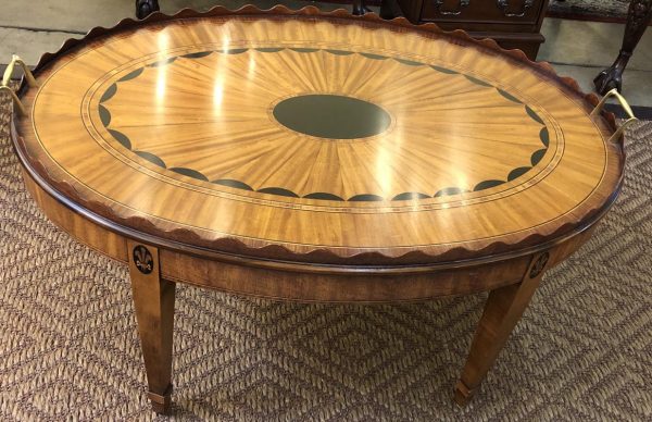 Anna's Mostly Mahogany Consignment - Marquetry Table