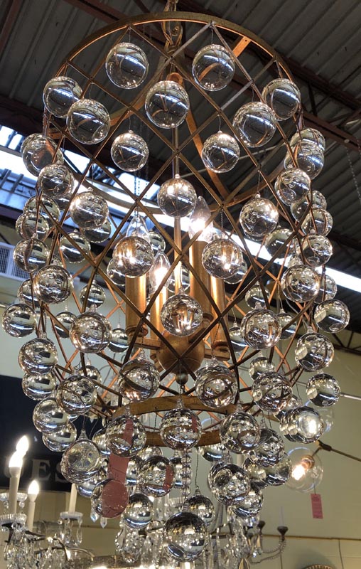 Anna's Mostly Mahogany Consignment - Gold /Crystal Chandelier