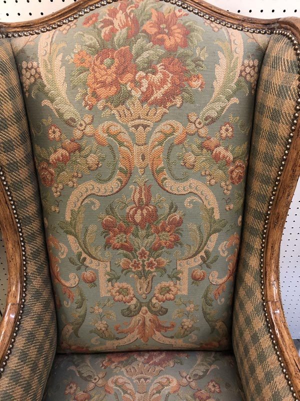 Anna's Mostly Mahogany Consignment - Pair Wing Chairs