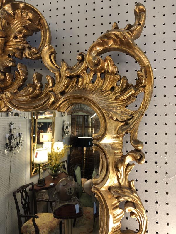 Anna's Mostly Mahogany Consignment - Pair Gilt Mirrors