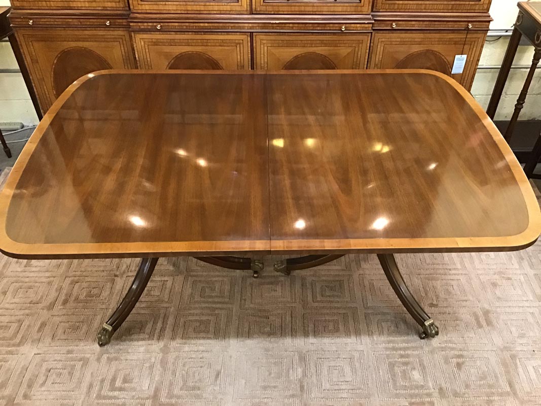 Dining Table By Kittinger Antique And Art Consignment Highwood Annas Mostly Mahogany