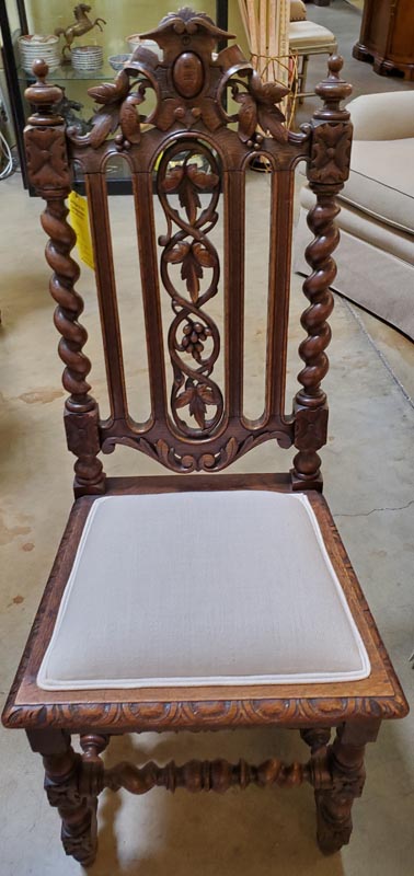 Anna's Mostly Mahogany Consignment - 6 English Tudor Chairs
