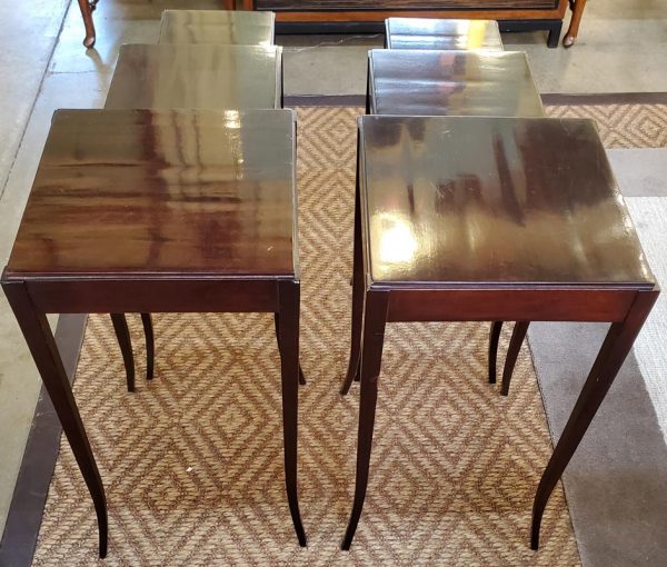 Anna's Mostly Mahogany Consignment - Pair Nesting Tables