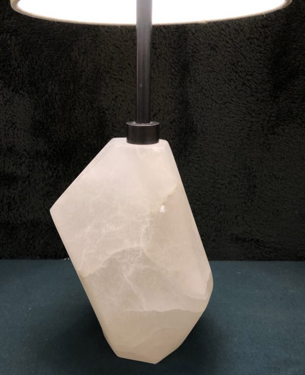 Anna's Mostly Mahogany Consignment - White Onyx Lamp