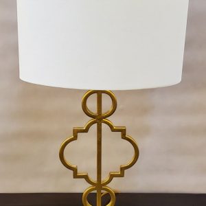 Anna's Mostly Mahogany Consignment - Pr Gold Lamps